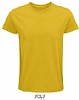 Camiseta Organica Pioneer Hombre Sols - Color Amarillo